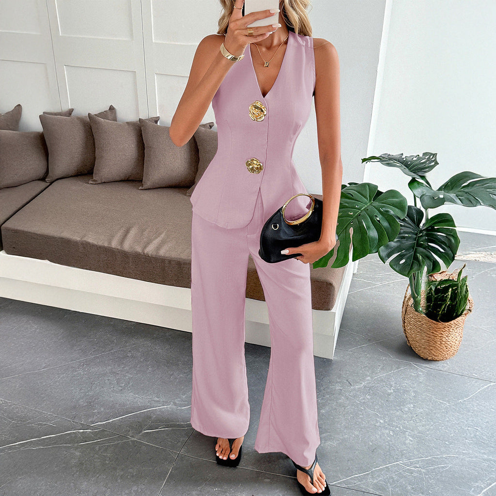 Conjunto chaleco y pantalón ISAURE