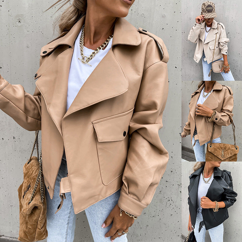 Abrigo largo de efecto piel para mujer AGATHE