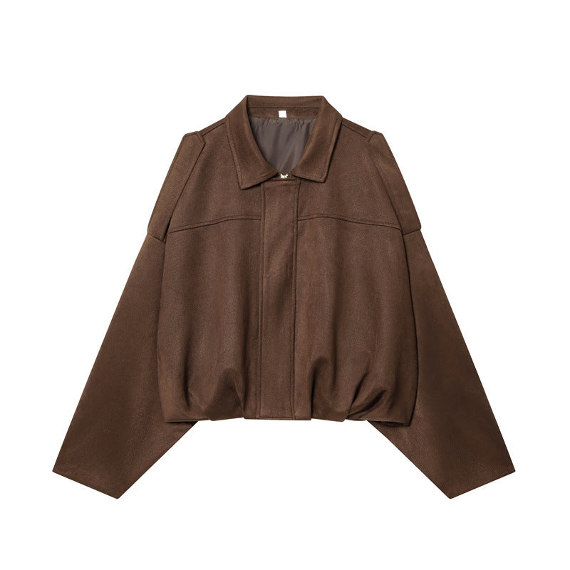 Bomber de antelina para mujer NOÉMIE