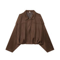 Bomber de antelina para mujer NOÉMIE