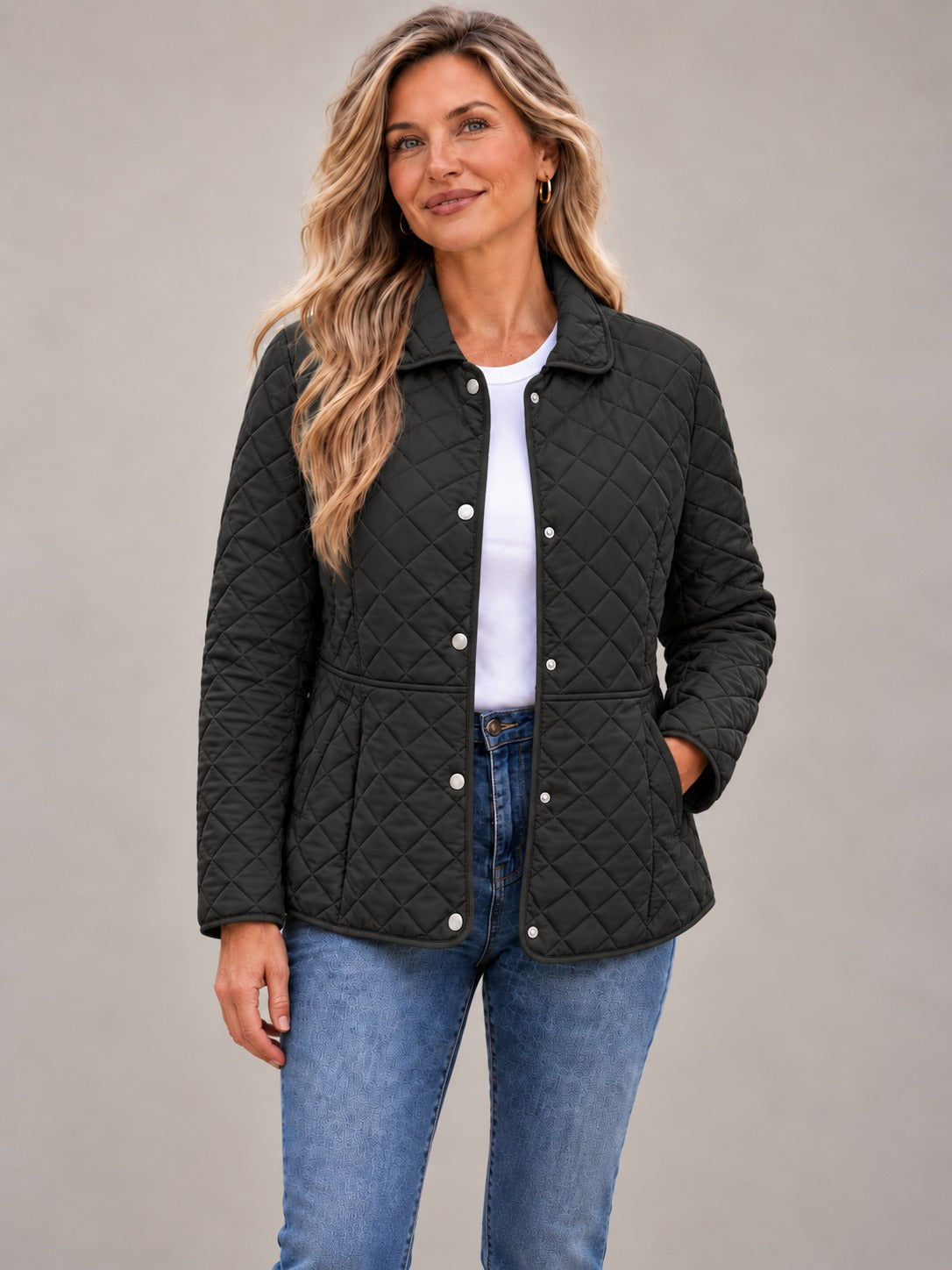 Chaqueta acolchada Carmen en color negro